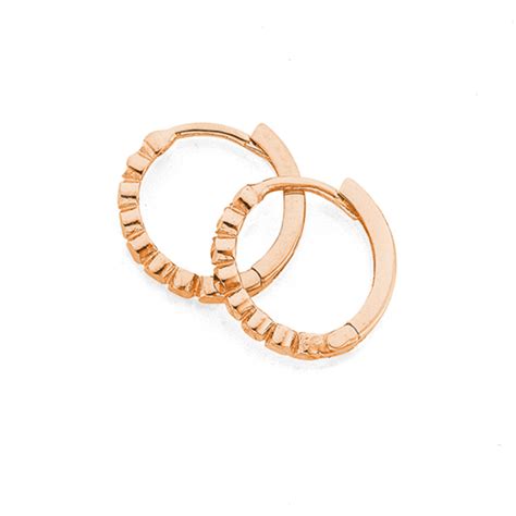 prouds huggie earrings|rose gold huggie earrings.